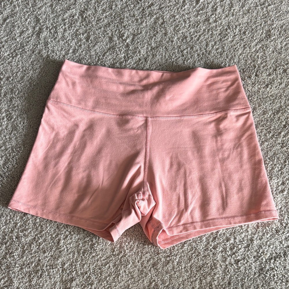 Women’s High-Waist Pink Active Shorts